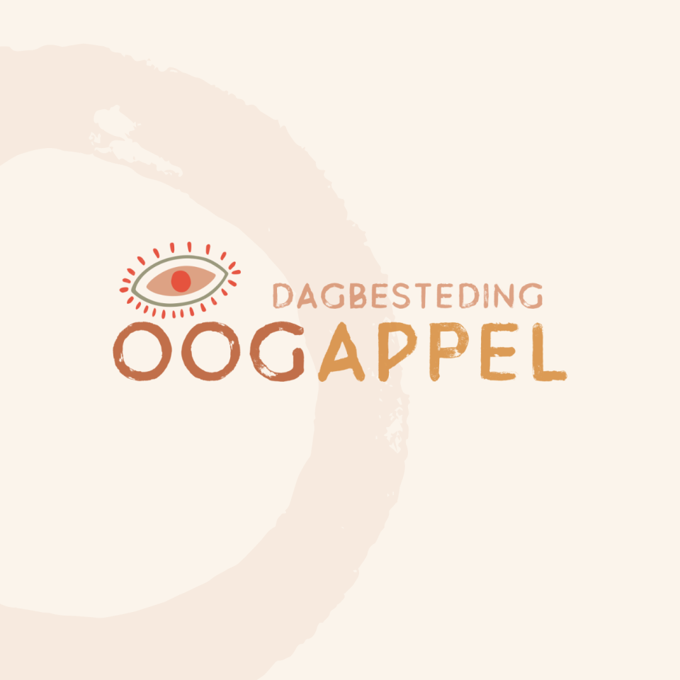 Oogappel logo achtergrond
