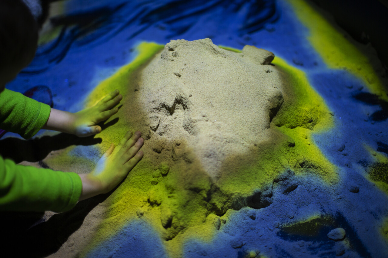 Vecteezy background of multi colored sand and children s hands 19089296